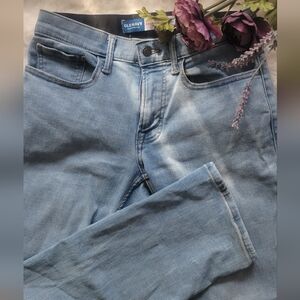 Old Navy Blue Straight Leg Jeans Classic Style